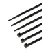 Opaska zaciskowa MASTERTOOL do kabli, nylon 7, 6*400 mm, czarna 100 szt. opakowanie 20-1867