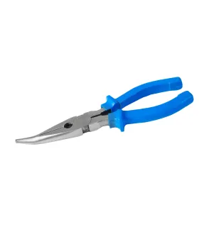 Szczypce półokrągłe MASTERTOOL zagięte American Type 180 mm C45 HRC 44~48 22-3180
