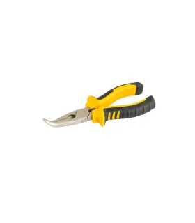 Szczypce półokrągłe zagięte MASTERTOOL 160 mm C55/HRC 45~50 23-3160