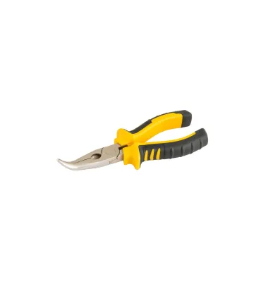 Szczypce półokrągłe zagięte MASTERTOOL 160 mm C55/HRC 45~50 23-3160