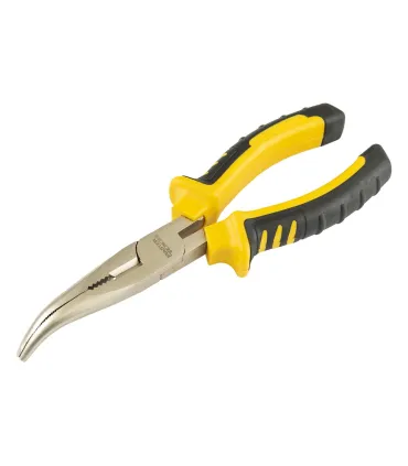 Szczypce półokrągłe zagięte MASTERTOOL 180 mm C55 HRC 45~50 23-3180