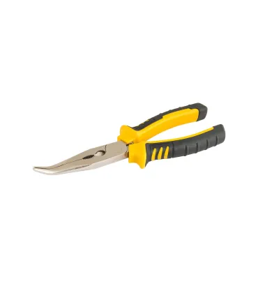 Szczypce półokrągłe zagięte MASTERTOOL 200 mm C55/HRC 45~50 23-3200