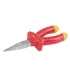 Szczypce półokrągłe MASTERTOOL proste z izolowaną rękojeścią 160 mm CRV 6150/HRC 50~55 27-2160