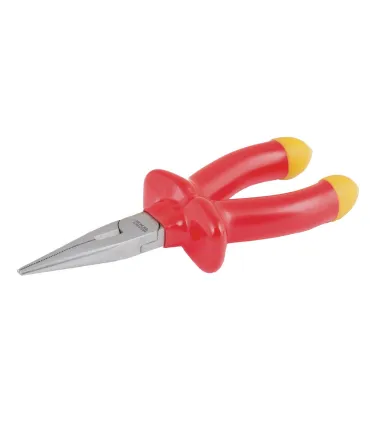 Szczypce półokrągłe MASTERTOOL proste z izolowaną rękojeścią 160 mm CRV 6150/HRC 50~55 27-2160