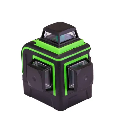 Poziomica laserowa MASTERTOOL 10m ±0,2 mm/m H/V/H+V H360°/2*V360° ±3° GREEN/510 nm kl. II IP54 Li-ion/AA*3 pokrowiec tekstylny 3