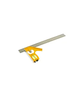 Kątownik wielofunkcyjny MASTERTOOL 300 mm, libelki 0, 5 mm/m 0, 03° 30-3510