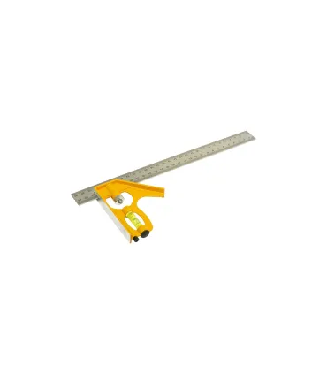 Kątownik wielofunkcyjny MASTERTOOL 300 mm, libelki 0, 5 mm/m 0, 03° 30-3510
