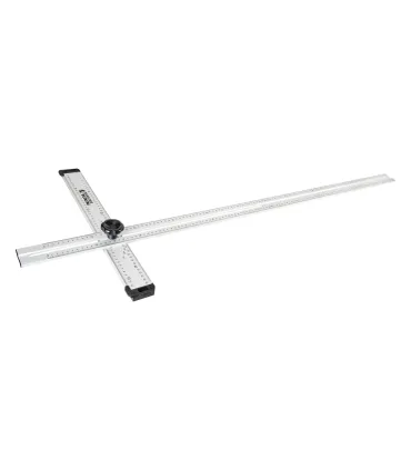 Kątownik krzyżowy do płyt gipsowo-kartonowych MASTERTOOL regulowany, aluminiowy 1270*560 mm, 30-3512