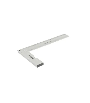 Kątownik stolarski aluminiowy MASTERTOOL 300 mm, libelki 0, 5 mm/m 0, 03° 30-4300