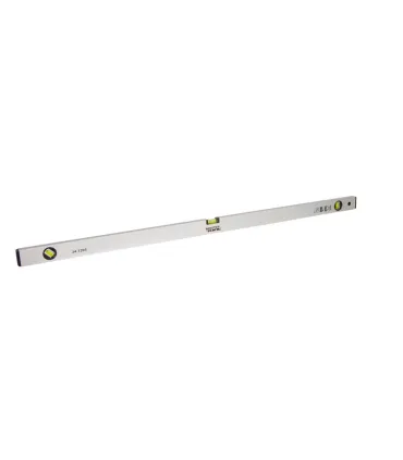 Poziomica aluminiowa MASTERTOOL Reinforced budowlana 120cm 3 libelki 0, 5 mm/m 0, 03° 34-1203