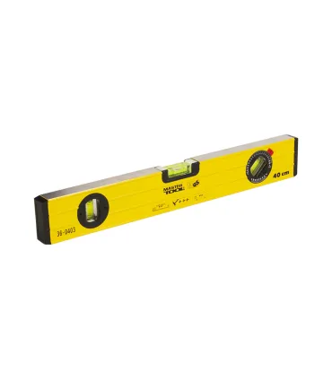Poziomica aluminiowa MASTERTOOL PROFI budowlana 40 cm 3 libelki 0, 5 mm/m 0, 03° 36-0403