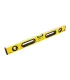 Poziomica aluminiowa MASTERTOOL PROFI budowlana 60 cm 3 libelki 0, 5 mm/m 0, 03° gumowe uchwyty 36-0603
