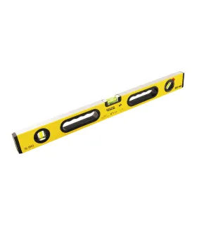 Poziomica aluminiowa MASTERTOOL PROFI budowlana 60 cm 3 libelki 0, 5 mm/m 0, 03° gumowe uchwyty 36-0603