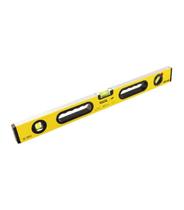 Poziomica aluminiowa MASTERTOOL PROFI budowlana 60 cm 3 libelki 0, 5 mm/m 0, 03° gumowe uchwyty 36-0603