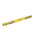 Poziomica aluminiowa MASTERTOOL PROFI budowlana 80 cm 3 libelki 0, 5 mm/m 0, 03° gumowe uchwyty 36-0803