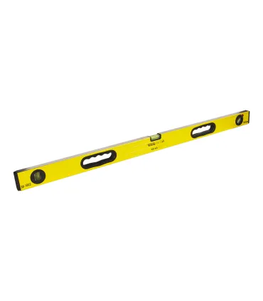 Poziomica aluminiowa MASTERTOOL PROFI budowlana100 cm 3 libelki 0, 5 mm/m 0, 03° gumowe uchwyty 36-1003