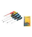 Wkrętaki zestaw MASTERTOOL 6 szt. PH0*75/PH1*100/PH2*125/SL3*75/SL6*125/SL4*100 - 1000V 40-1146