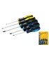 Zestaw wkrętaków MASTERTOOL 5 szt. PH0*75/PH1*75/PH2*100/SL5*75/SL6*100 40-1505