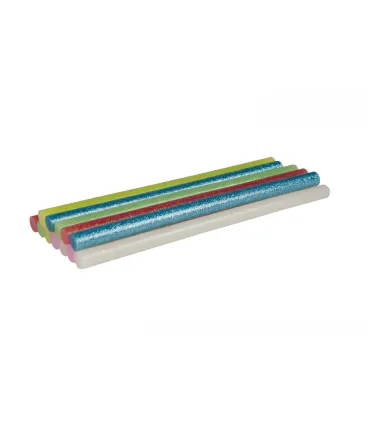 Sztyfty klejowe MASTERTOOL 11, 2*200 mm 12 szt. kolorowe neonowe 42-0165