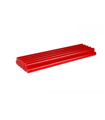 Wkłady do pistoletu klejowego MASTERTOOL 11, 2*200 mm 12 szt. czerwone 42-1158