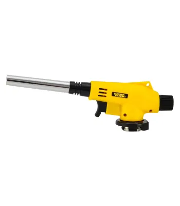 Palnik gazowy na kartusze gazowe MASTERTOOL wydłużona dysza Ø 14 mm/1300°C zapłon piezoelektryczny 44-5036