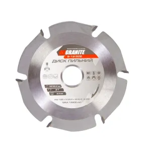 Tarcza pilarska do cięcia drewna GRANITE zęby z węglika wolframu 125*22, 2*6T, 12200 obr./min, 5-12-506