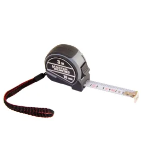 Miara zwijana MASTERTOOL NYLON 3 m*16 mm, blokada i automatyczne zwijanie, autostop 60-3016