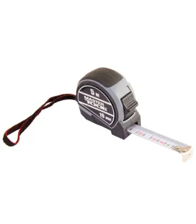 Miara zwijana MASTERTOOL NYLON 5 m*19 mm, blokada i automatyczne zwijanie, autostop 60-5019