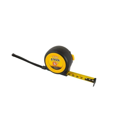 Miara zwijana MASTERTOOL Magnetic 5 m*19 mm, automatyczna blokada i zwijanie 61-0519