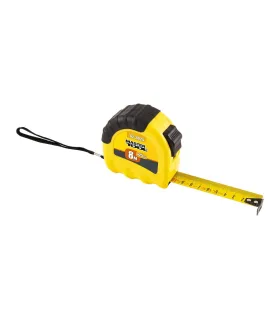 Miara zwijana MASTERTOOL Shiftlock 8 m*25 mm, blokada i automatyczne zwijanie 62-8025