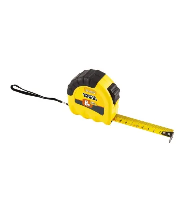 Miara zwijana MASTERTOOL Shiftlock 8 m*25 mm, blokada i automatyczne zwijanie 62-8025