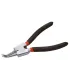 Szczypce do pierścieni zabezpieczających zewnętrznych, zagięte MASTERTOOL Seeger 175 mm C45/HRC 38~48 75-1307