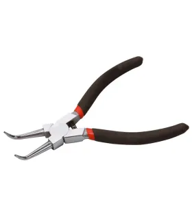 Szczypce do pierścieni zabezpieczających wewnętrzne, zagięte MASTERTOOL Seeger 175 mm C45/HRC 38~48 75-1309