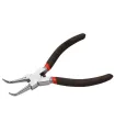 Szczypce do pierścieni zabezpieczających wewnętrzne, zagięte MASTERTOOL Seeger 175 mm C45/HRC 38~48 75-1309