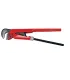 Klucz do rur MASTERTOOL 90° 1" zęby hartowane indukcyjnie 76-0741