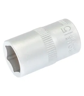 Nasadka 6-kątna MASTERTOOL 1/2" 15 mm L 40 mm CRV 78-0015