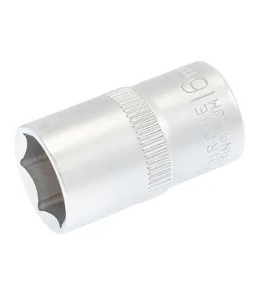 Nasadka 6-kątna MASTERTOOL 1/2" 16 mm L 40 mm CRV 78-0016