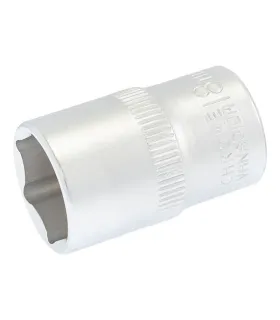 Nasadka 6-kątna MASTERTOOL 1/2" 18 mm L 40 mm CRV 78-0018