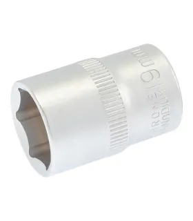 Nasadka 6-kątna MASTERTOOL 1/2" 19 mm L 40 mm CRV 78-0019
