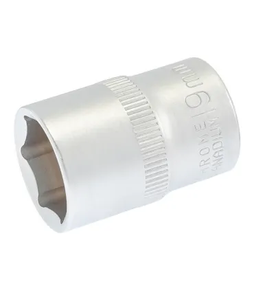Nasadka 6-kątna MASTERTOOL 1/2" 19 mm L 40 mm CRV 78-0019
