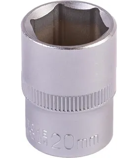 Nasadka 6-kątna MASTERTOOL 1/2" 20 mm L 40 mm CRV 78-0020