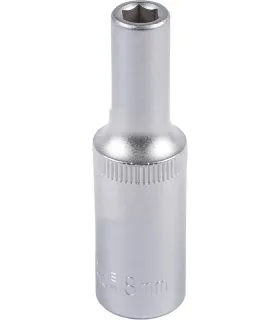 Nasadka nasadowa przedłużona 6-kątna MASTERTOOL 1/2" 8 mm L 78 mm CRV 78-0508
