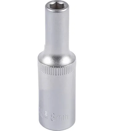 Nasadka nasadowa przedłużona 6-kątna MASTERTOOL 1/2" 8 mm L 78 mm CRV 78-0508