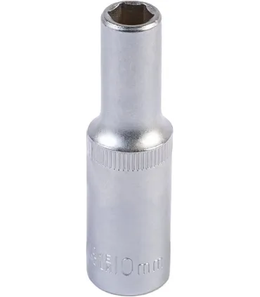 Nasadka wydłużona 6-kątna MASTERTOOL 1/2" 10 mm L 78 mm CRV 78-0510