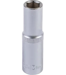 Nasadka wydłużona 6-kątna MASTERTOOL 1/2" 13 mm L 78 mm CRV 78-0513