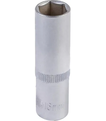 Nasadka nasadowa przedłużona 6-kątna MASTERTOOL 1/2" 16 mm L 78 mm CRV 78-0516