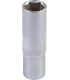 Nasadka nasadowa przedłużona 6-kątna MASTERTOOL 1/2" 17 mm L 78 mm CRV 78-0517