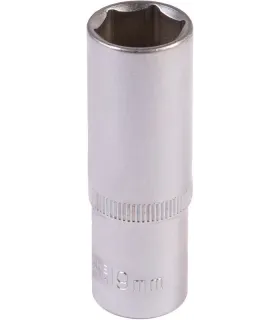 Nasadka nasadowa przedłużona 6-kątna MASTERTOOL 1/2" 19 mm L 78 mm CRV 78-0519
