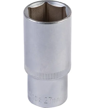 Nasadka przedłużona 6-kątna MASTERTOOL 1/2" 27 mm L 78 mm CRV 78-0527