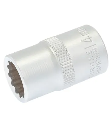 Nasadka 12-kątna MASTERTOOL 1/2" 14 mm L 40 mm CRV 78-0614